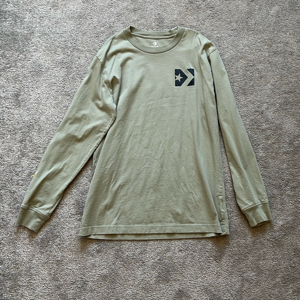 Men's Converse Wordmark Long Sleeve T-Shirt | Size: M